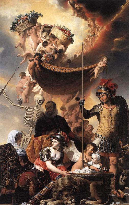 EVERDINGEN, Caesar van Allegory of the Birth of Frederik Hendrik dfg